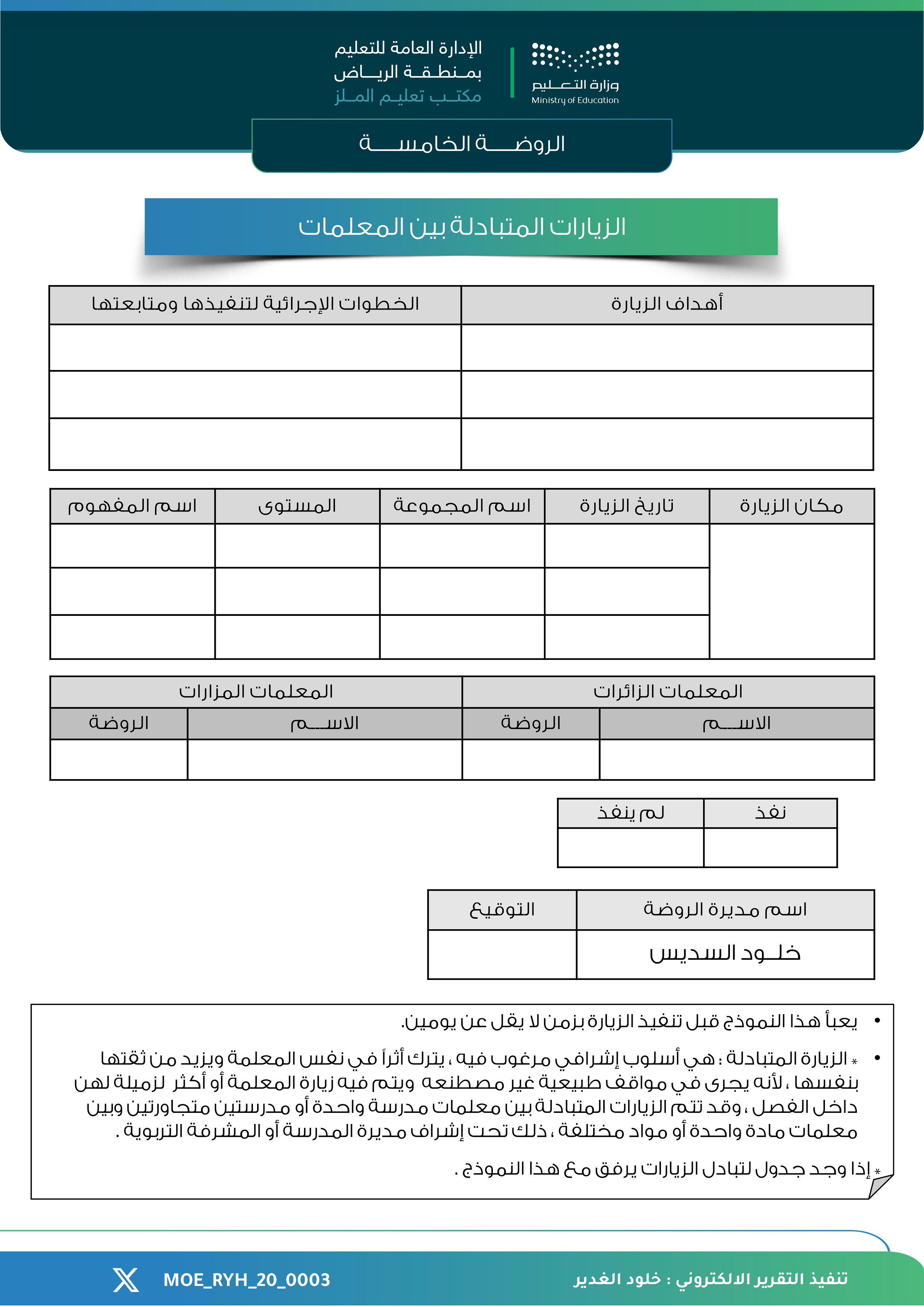 الزيارات المتبادلة